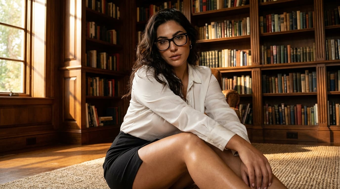 Modelos como Mia Khalifa: 5 alternativas de IA en el arquetipo **Bookish-Glam**.